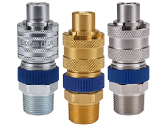 Dix-Lock® N-Series Interchange Male Head x Male Threaded Safety-Lock End Plug