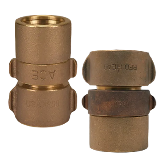 Expansion Ring Coupling for Double Jacket Hose, Brass