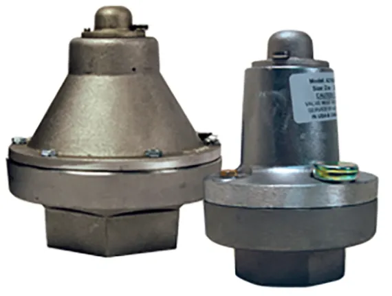 Adjustable air relief valves