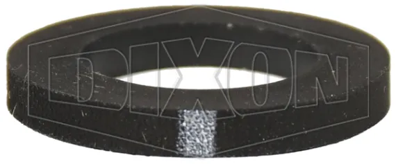 Black EPDM garden hose washer