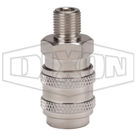 BR-Series Pneumatic Male Threaded Coupler