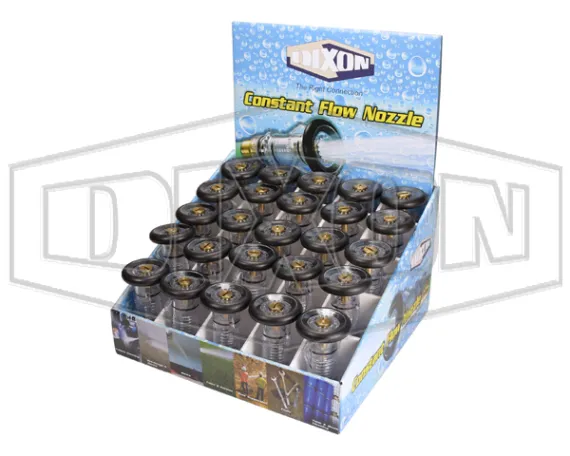 Constant Flow Nozzle Display - Retail Packaged
