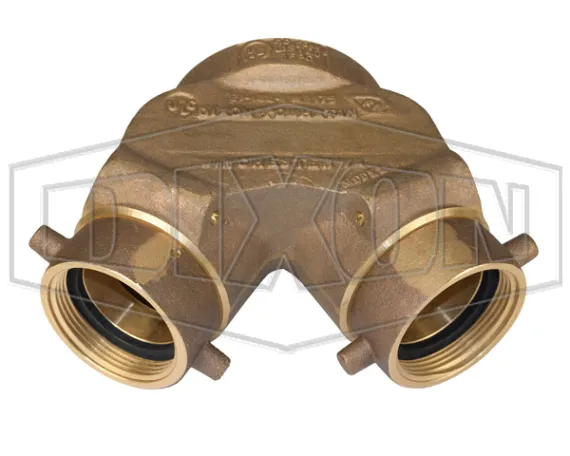 Double Clapper Siamese Connection Back Outlet