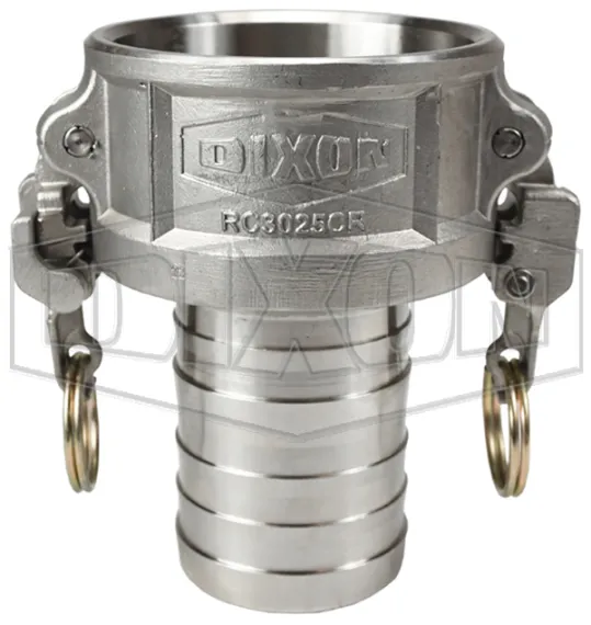 EZ Boss-Lock Cam & Groove Type C Coupler x Hose Shank