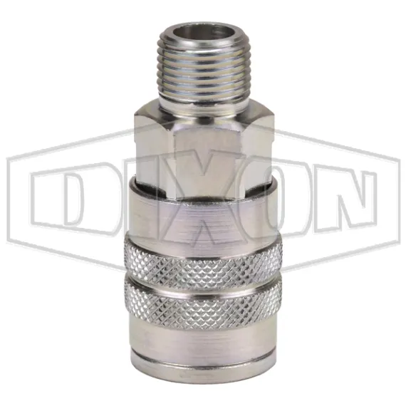 F-Series Pneumatic Manual Male Threaded Coupler
