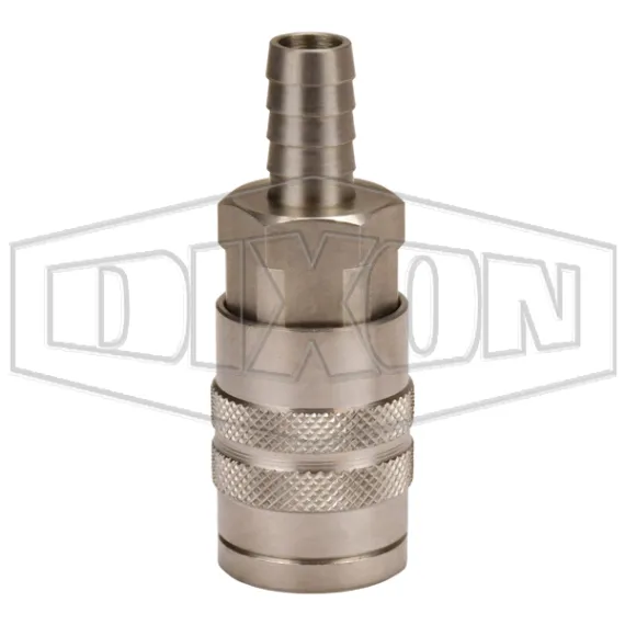 F-Series Pneumatic Manual Standard Hose Barb Coupler