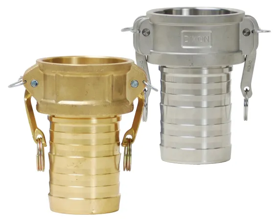 Global Crimp Style Cam & Groove Type C Coupler x Hose Shank