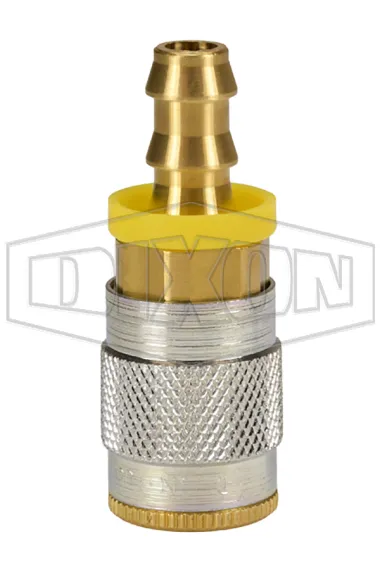 J-Series Automotive Pneumatic Push-Loc Hose Barb Coupler