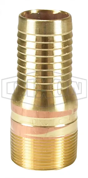 King Combination Nipple NPT Threaded End No Knurl