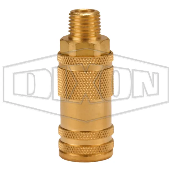 L-Series Lincoln Pneumatic Male Threaded Coupler