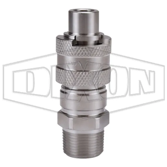 Dix-Lock® N-Series Interchange Male Head x Male Threaded End Plug