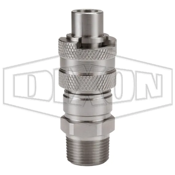 Dix-Lock® N-Series Interchange Male Head x Male Threaded End Plug