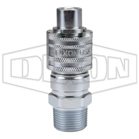 Dix-Lock® N-Series Interchange Male Head x Male Threaded End Plug