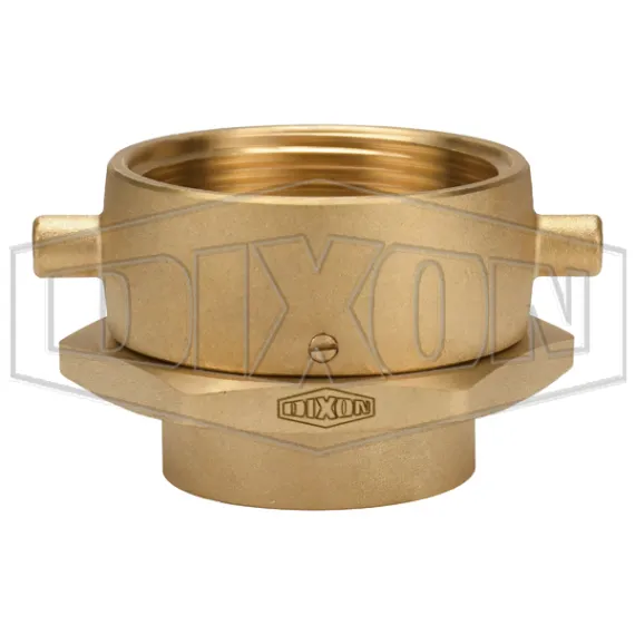 Open Snoot Brass Female Swivel Adapter - Pin Lug