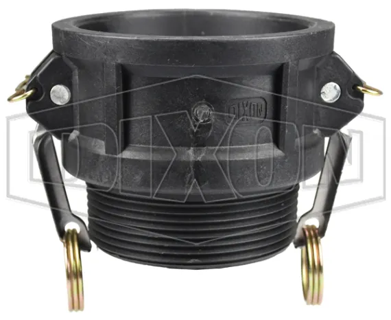 Glass-Filled Polypropylene Cam & Groove Type B Coupler x Male NPT