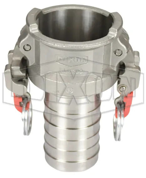 Vent-Lock® Safety EZ Boss-Lock Cam & Groove Type C Coupler x Hose Shank