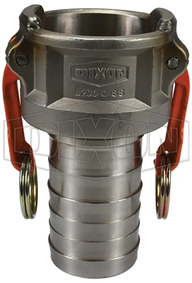 Vent-Lock® Safety Cam & Groove Type C Coupler x Hose Shank