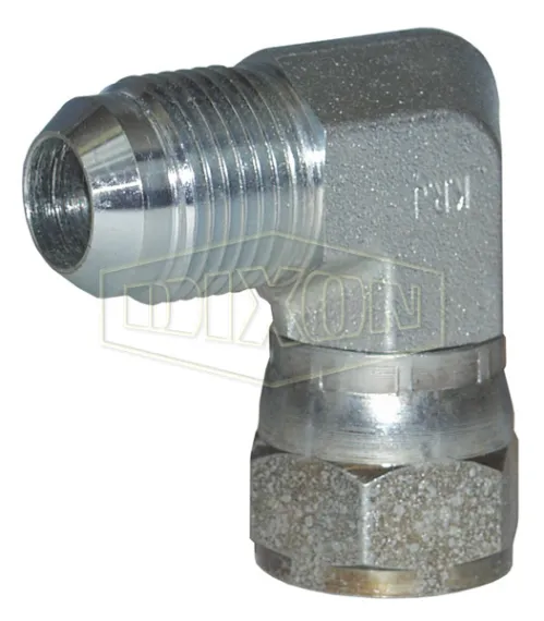 90° Male JIC 37° Flare x Female JIC 37° Flare Swivel Elbow