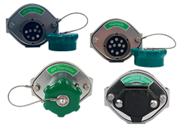 Single Thermistor Socket with Aluminum Hardcoat J-Slot