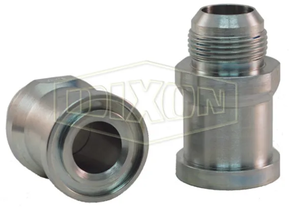Straight Flange x Male JIC Hydraulic Adapter