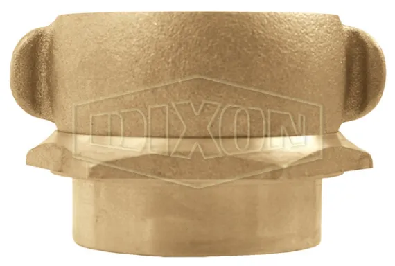 brass female swivel adapter with rocker lugs