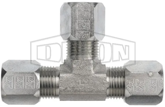 flareless male tube union tee