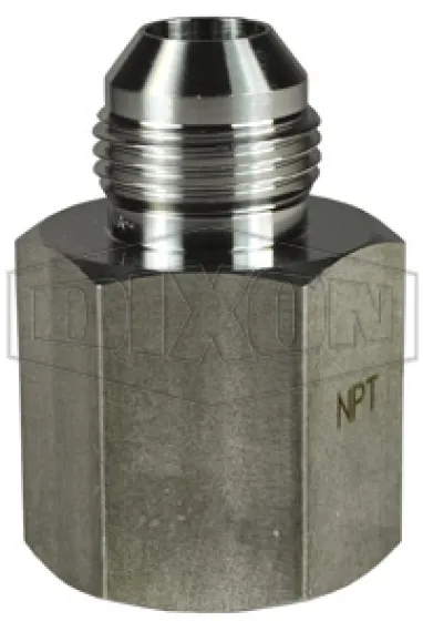 Male 37° JIC Flare x Female NPTF