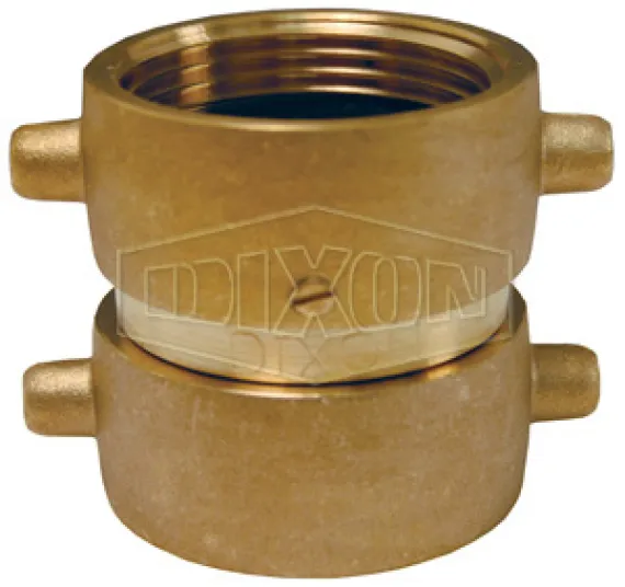 Domestic Double Female Swivel Brass