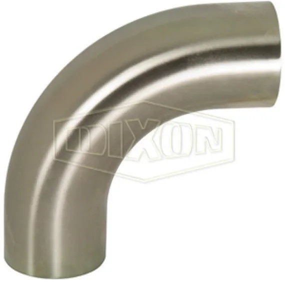 Polished 90° Weld Elbow with Tangent