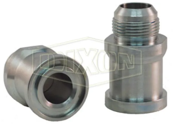 Straight Flange x Male JIC Hydraulic Adapter