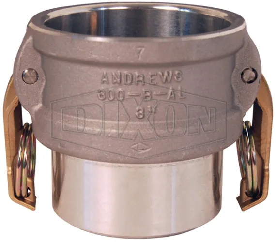 coupler for welding butt to pipe and socket to tube