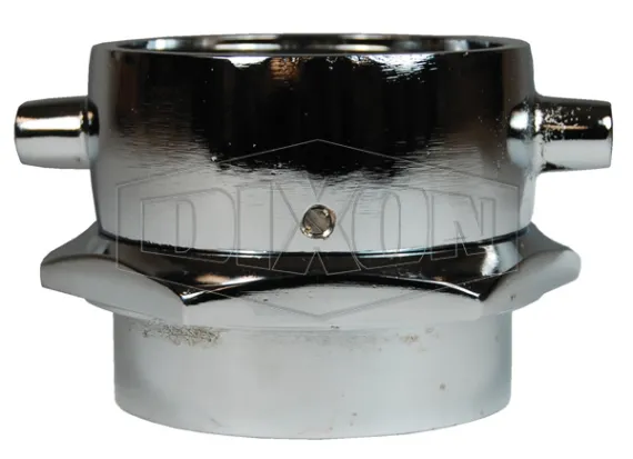 Open Snoot Brass Female Swivel Adapter - Pin Lug