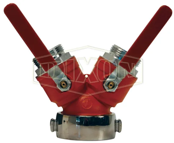 Leader Line Wye 1/4 Turn Ball Type Hose Valve