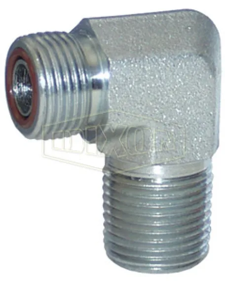 Male Flat Face x Male NPTF 90° Elbow