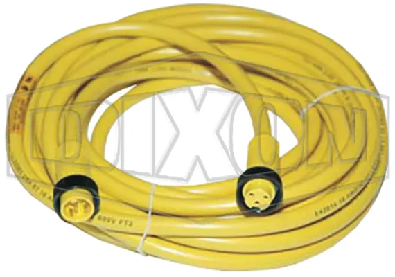 ads spillguard yellow rubber cable 25 foot