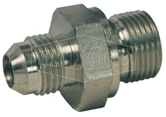 British Thread Adapter Male JIC 37° Flare x Male BSPP