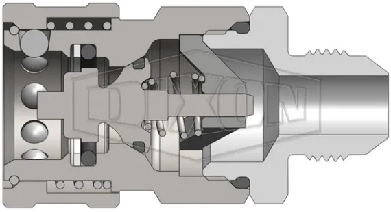 v-jm valved coupler 3d half