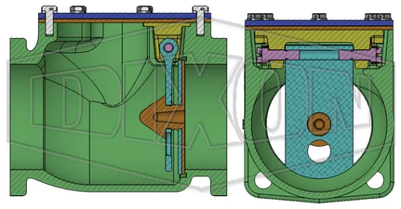 3030sq swing check valve
