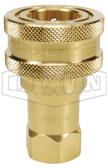 quick disconnect hydraulic fittings h series couplings iso b female threaded coupler
