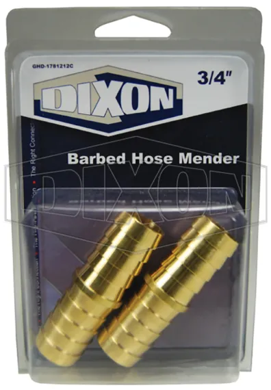 garden hose display barbed hose mender