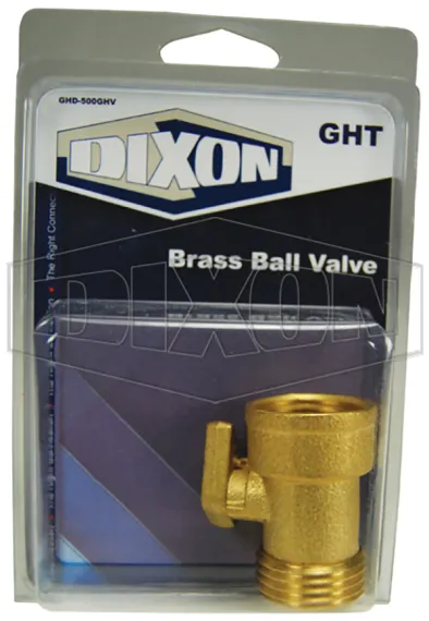 garden hose display brass ball valve