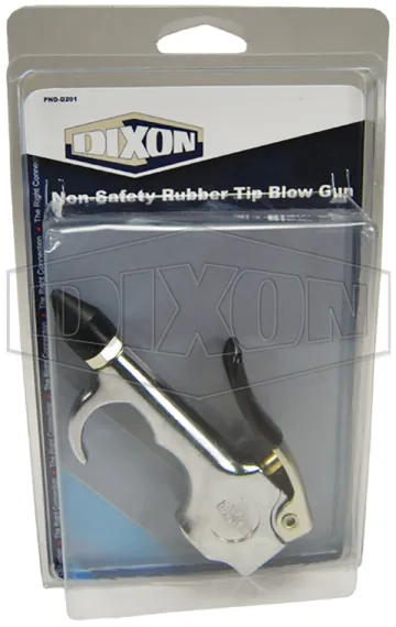 non safety rubber tip blow gun pneumatic fittings retail packaged
