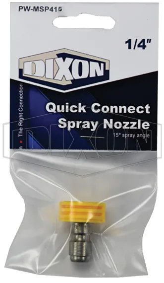 yellow quick connect spray nozzle