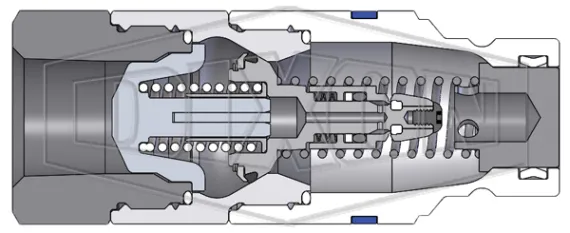 HTE series female plug half