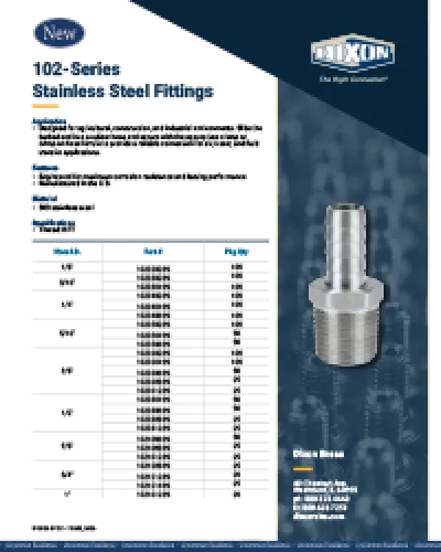 102-Series Stainless Steel Fittings