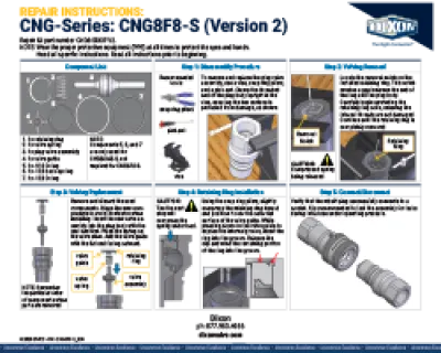 Repair Instructions: CNG-Series CNG8F8-S (Version 2)