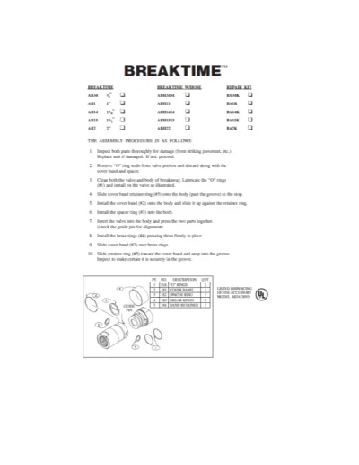 DAB Repair Instructions