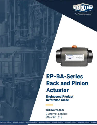 RP-BA-Series Rack and Pinion Actuator - Engineered Product Reference Guide
