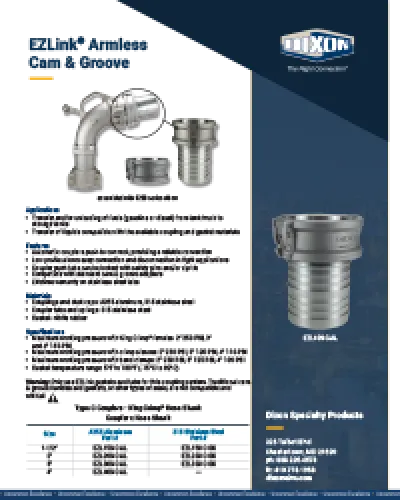 EZLink® Armless Cam & Groove