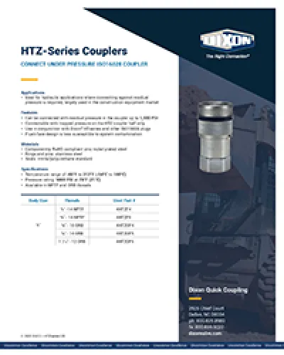 HTZ-Series Hydraulic Fittings